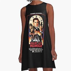 Threat Level Midnight A-Line Dress