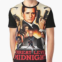 Threat Level Midnight The Office Graphic T-Shirt