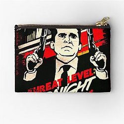 Threat Level Midnight Zipper Pouch
