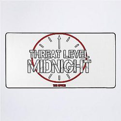 Office: Threat Level Midnight Desk Mat
