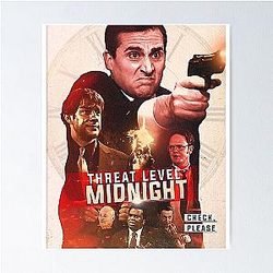 Clean up on Threat Level Midnight Graphic Poster