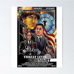 Threat Level Midnight The Office Classic Poster