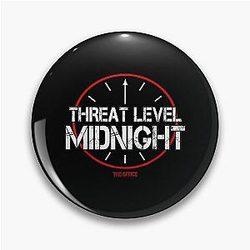 Office Threat Level Midnight Pin