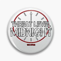Office Threat Level Midnight Classic Pin