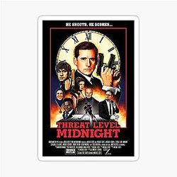 Threat Level Midnight Sticker