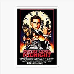 THREAT LEVEL MIDNIGHT THE OFFICE US Sticker