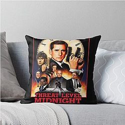 Threat Level Midnight Throw Pillow