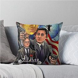 Threat Level Midnight The Office Throw Pillow