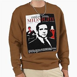 The Office Threat Level Midnight Movie Poster Sweatshirt