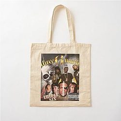 Three Mafia Vintage Design Cotton Tote Bag
