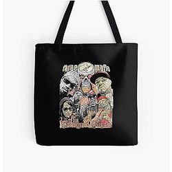 Three 6 Mafia Vintage All Print Tote Bag