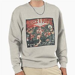 Three 6 Mafia Live By Yo Rep Vintage Bootleg Pullover Sweatshirt