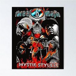 Three 6 Mafia Inspired Poster
