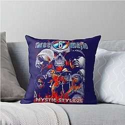 Three 6 Mafia Inspired Throw Pillow