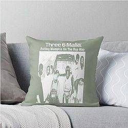 Three Six Mafia Throw Pillow