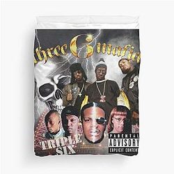 Three Mafia Vintage Duvet Cover