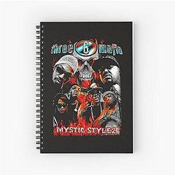 Three 6 Mafia Inspired Spiral Notebook