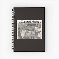 Three 6 Mafia Spiral Notebook