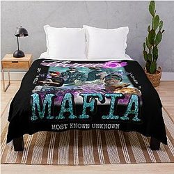 Three 6 Mafia Throw Blanket