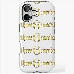 Three 6 Mafia Vintage Graphic iPhone Tough Case