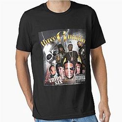 Three Six Mafia Vintage Design Essential T-Shirt