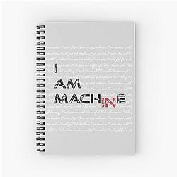 Three Days Grace I Am Machine Notebook