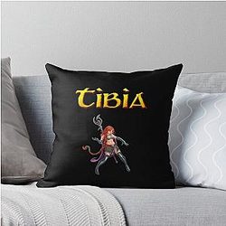 Tibia MMORPG Sorcerer Throw Pillow