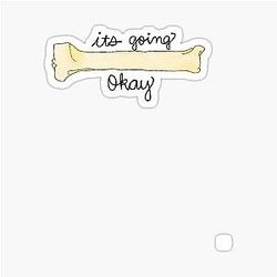 It's going to Tibia okay Sticker
