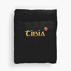 Tibia MMORPG Videogame Red Edition Duvet Cover
