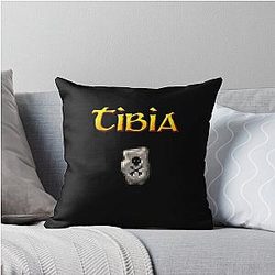 Tibia MMORPG Sudden Death Rune Throw Pillow