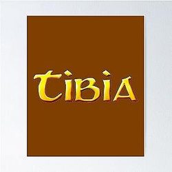 Tibia MMORPG Videogame Poster