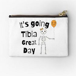 Top Bone Design Gift : It's a Great Day for Biology Students Zipper Pouch