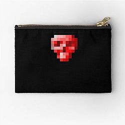 Tibia MMORPG Red Zipper Pouch