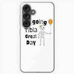 Top bone design gift : it's great day for biology students Samsung Galaxy Soft Case