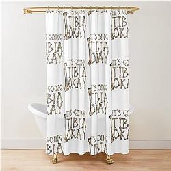 Tibia Shower Curtain