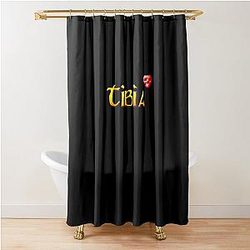 Tibia MMORPG Videogame Red Edition Shower Curtain