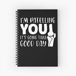 Funny Therapist Puns Joke Its Going Physical Therapy Spiral Notebook