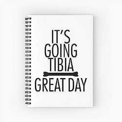 Tibia Great Day Spiral Notebook