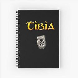 Tibia MMORPG Sudden Death Rune Spiral Notebook