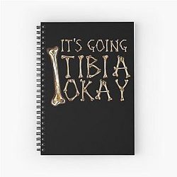 Its going to be okay Spiral Notebook