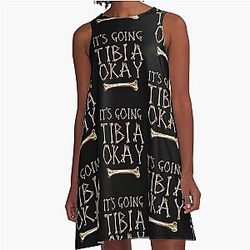 It's going to be okay A Line Dress