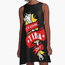 It's A-Line Dress Okay Football Gift