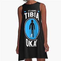 It's Going to Okay - Funny A-Line Dress