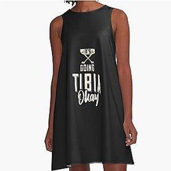 It's Going A-Line Bone Orthopedist Dress