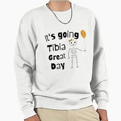 Top fun bone tibia design Pullover Sweatshirt