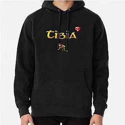 Tibia MMORPG Videogame Red Skull edition Pullover Hoodie