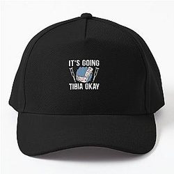 It's Going to Okay Broken Leg Bones Injury Recovery with Baseball Cap