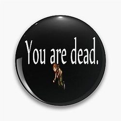 Tibia MMORPG You are Dead Pin