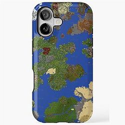 Tibia map iPhone case