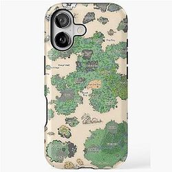 Tibia Map 13.3 Winter Update 2023 iPhone Case